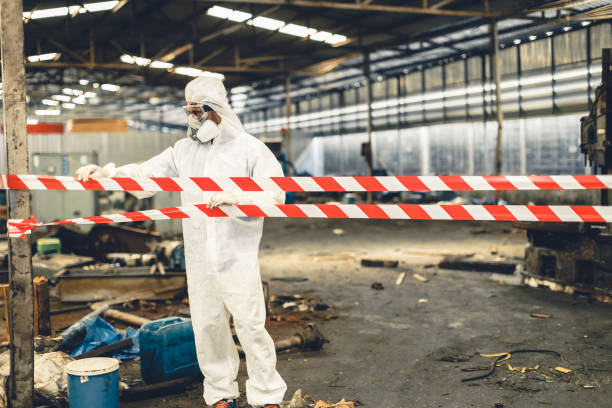 Professional Trauma Scene Cleanup technician working in Roseville, CA
